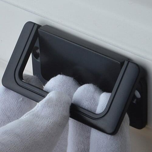 High Quality Modern Minimalist Matte Black Zinc Alloy Wardrobe Door Knob Handle Cabinet Drawer Handle For Furniture