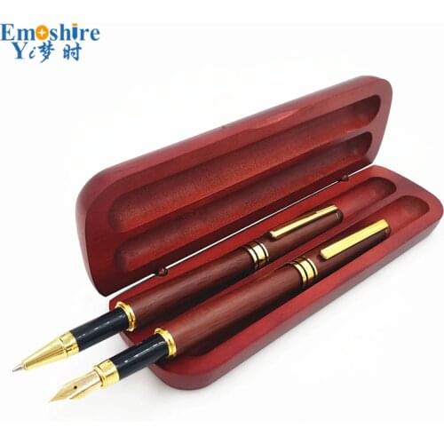 Roller Ball Pens Ballpoint Pens With Fountain Pens Gifts Sets Business Gifts for Company Meeting Best Wooden Stationery P113