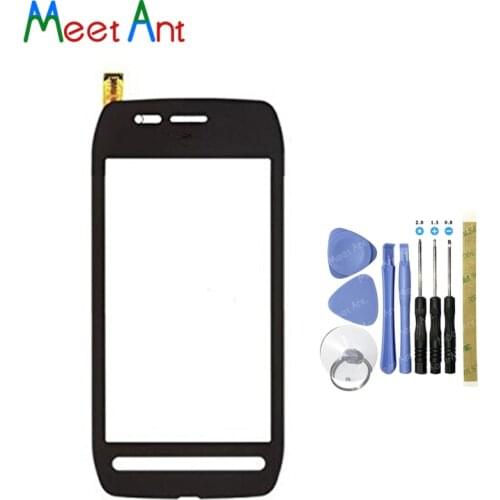 High Quality 3.5" For Nokia 603 N603 Touch Screen Digitizer Sensor Outer Front Glass Lens Panel Black White