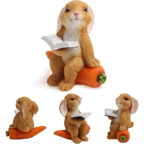 Bunny Animal Potted Garden Landscape Ornaments Decoration for Yard Household Garden TS1 Garden decoration