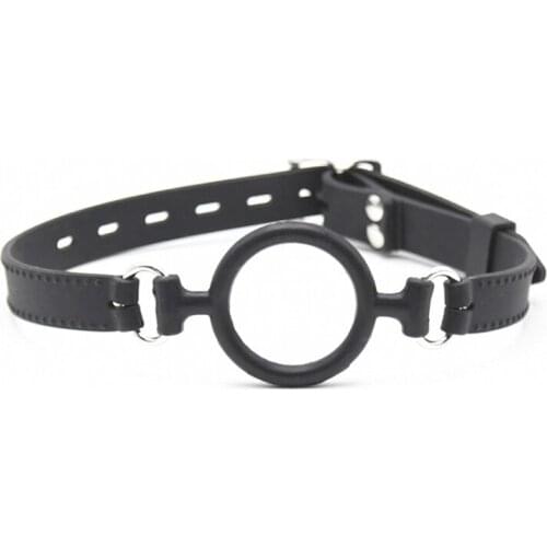 BDSM Open Mouth Gag O Ring 100% Medical Silicone Full Head Harness SM Sex Toys for Couples Bondage Gear Sexy Toys Adult Toys