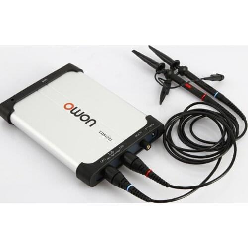 VDS1022 Oscilloscope Ultra-thin Data Retention Dual Channel Practical Digital Oscilloscope Set USB2.0 Digital Oscilloscope