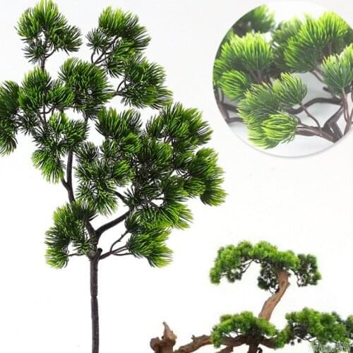 Pine tree Branches Artificial plastic Pinaster Cypress fall Christmas decorations greenery flower arrangement Leaves wreath leaf