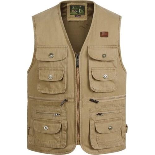 Weibolaishen Men's Vests With Pockets