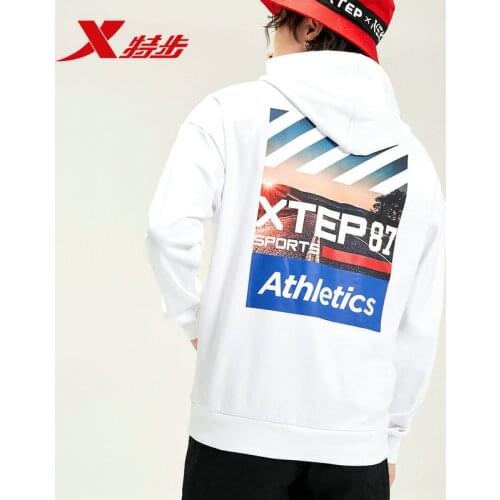 Мужские толстовки с принтом XTEP China At AliExpress
