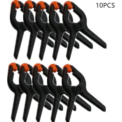 1/5/10PCS Hard Plastic A-shape Woodworking Clip Hand Screw Clamp Fixing Clamp Pinch Cock Micro Spring Clamps Set DIY Tools Grip