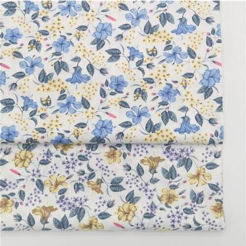 160x50cm Morning Glory Cotton Twill Fabric, Making Bedding Handmade Pajamas Bag Lining Cloth