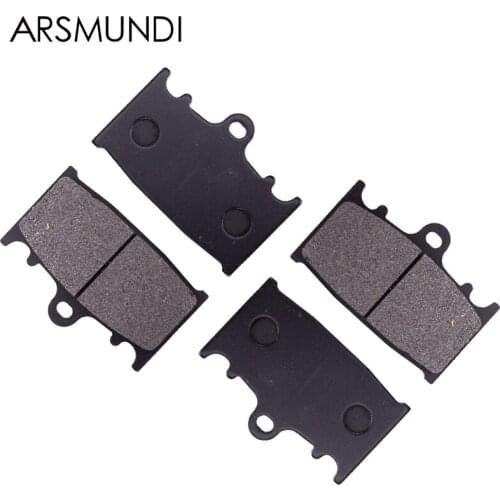 2 Pairs Motorcycle Front Brake Pads For KAWASAKI ZX 6R 7R 9R 12R ZZR 600 GPz 900R ZRX 1100 1200 VN 1500 1600 ZX-6R