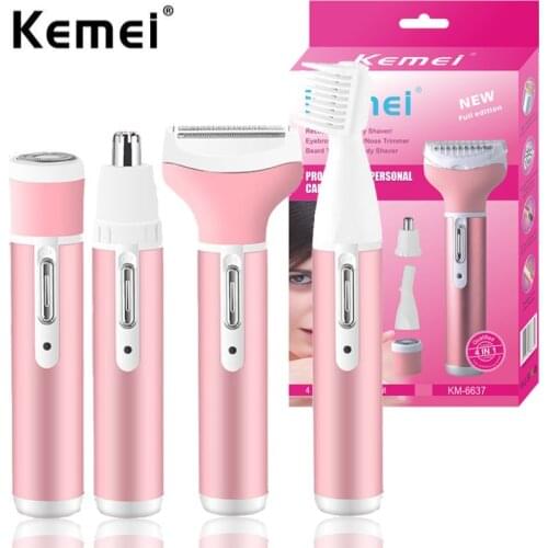 4 in 1 kemel epilator female eyebrow trimmer epilator razor for hair removal epilator facial epilator female bikini epilator
