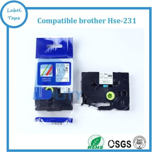 Free shipping 5 pcs TZe tape + 2 pcs HSE tube tape labelling tape maker