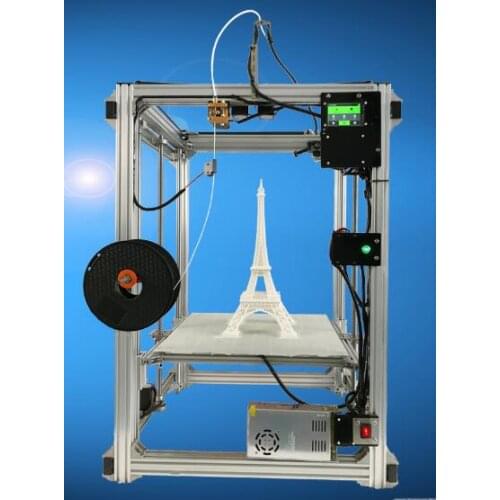 Large-size high-precision reinforced 3d printer rapid prototyping machine corexy