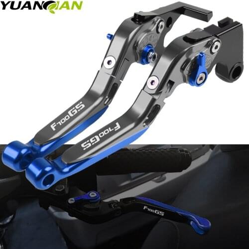 For BMW F700GS Motorcycle Accessories Adjustable Brake Clutch Levers Handlebar Hand Grips F 700GS F 700 GS 2013 2014 2015 2016