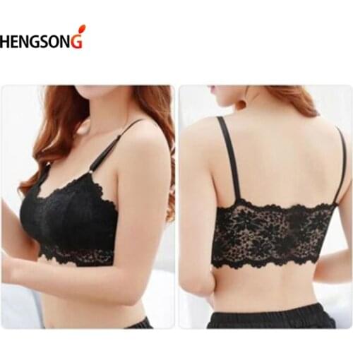 Lace Tube Bra Solid Hot Sale Seamless Breathable Push Up Top Women Sling Underwear Crop Top Women Elasticity Bandeau