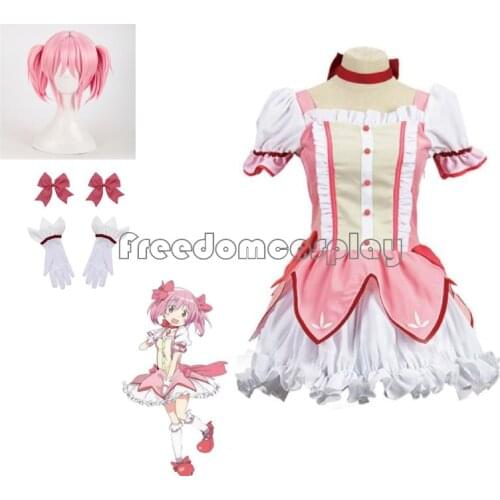 Puella Magi Madoka Magica Kaname Madoka Cosplay Costume