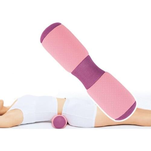 Multifunctional Yoga Waist Neck Back Pillow Rebound Breathable Memory Foam Yoga Blocks stick Cervical Pain Release Pillow