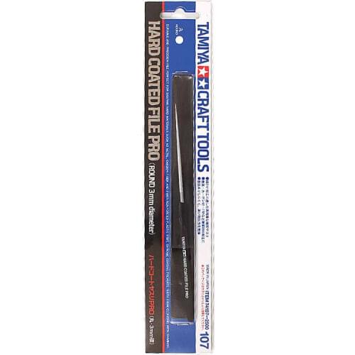 Tamiya 74107 Model Craft Tools Hard Coated File Pro (Round 3mm diameter)