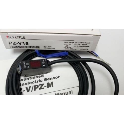New barcode genuine KEYENCE photoelectric switch PZ-V15