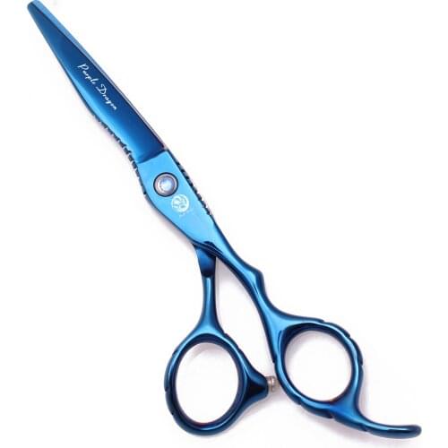 Hairdresser Scissors 6.0" 17.5cm Japan 440C Hair Cutting Scissors Professional Thinning Shears Silver Right Hand Barber Haircut