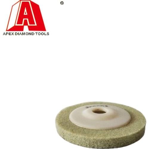 APEX 5PCS 4Inch 100CM Nylon Synthetic Fiber Polishing Pad For Stone Marble Polishing