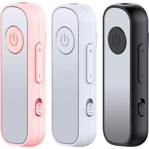 GS-2 Bluetooth Receiver Adjustable TF Card Playback ABS Mini Car Wireless Audio Adapter Durable and Reliable for Automobile