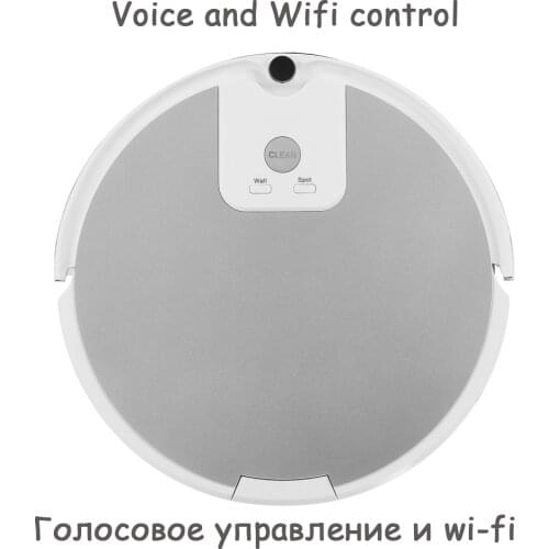 Wifi and voice artificial intelligent auto interactive robot vacuum cleaner A590 Demonstration of Voice box with water tank