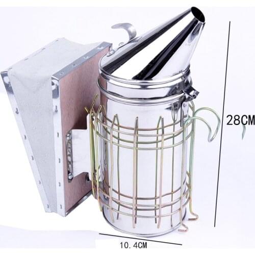 1pcs Manual smoke sprayer Stainless steel smoke spraye Bee smoke sprayer Beekeeping tools Special smoke sprayer for beekeeping