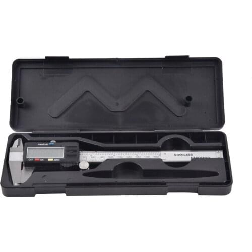 Digital Calipers Electronic Stainless Steel Caliper Metric Inch Gauge Measuring Tool with 0-150mm Data Hold Function