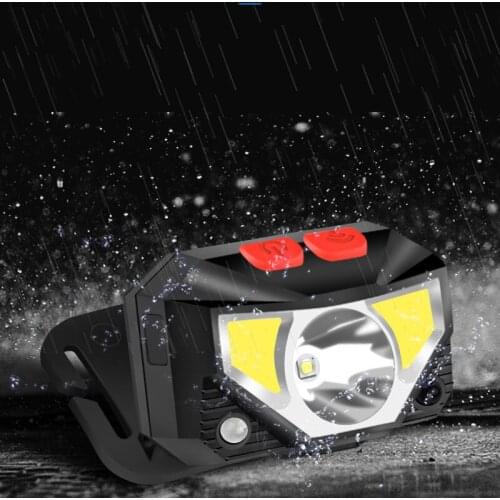 8000LM Hands-free LED Headlamp inductive headlamp Built-in battery rechargeable outdoor camping trip torch light