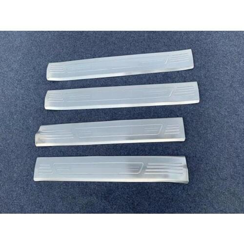 For Mercedes-Benz GLS 2020 Door Sill Scuff Plate Threshold Protective Trim Stainless Steel car accessories 4pcs/set