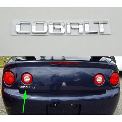 For Chevrolet Cobalt Emblem Car Rear Tailgate Trunk Nameplate Badge Logo Letters Sticker