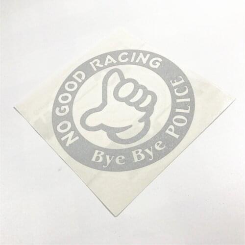 3 sizes Car Stickers Japanese JDM NO GOOD RACING Motorcycle Decals Auto Exterior Accessory 3M