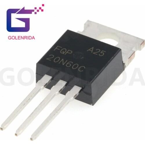 5PCS FQP20N60C TO-220 FQP20N60 20N60C 20N60 Transistor