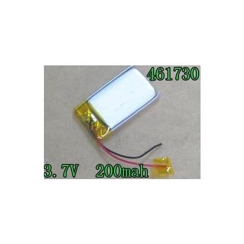 Free shipping 4pcs/lot 461730 3.7v 200mah li-po battery lithium game player rechargeable battery