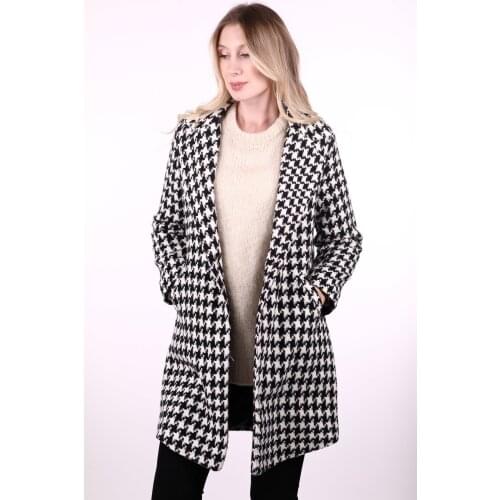 Büyük Kazayağı Desenli Kaban 21K1KBN1001