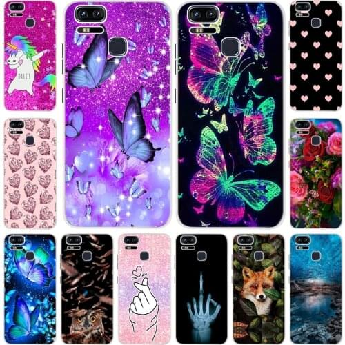 For ASUS ZenFone 3 Zoom ZE553KL Case Printed Soft Silicone TPU Back Cover For Coque Asus ZenFone Zoom S Z01HD Z01HDA Phone Cases