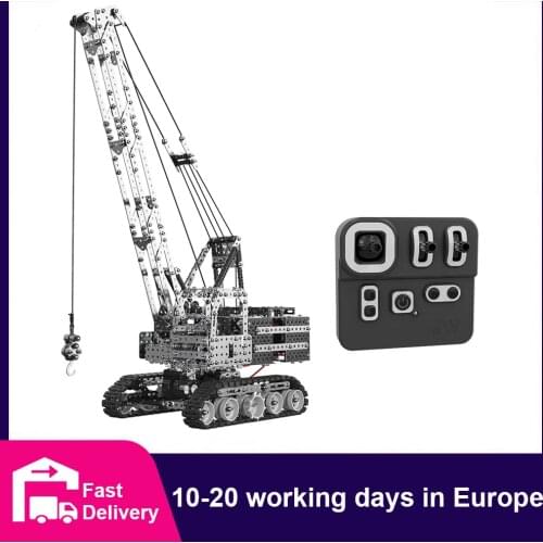 Diy Stainless Steel Assembled Sw (Rc) 010 Side Hoist 2.4G Remote Control 10 Channel Puzzle Building Toy