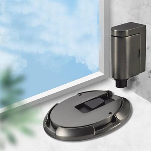Door Stopper Windproof Mechanical Self-Locking Adjustable Height Concealment Hole Mounting Hardware Heavy Duty Door Stopper