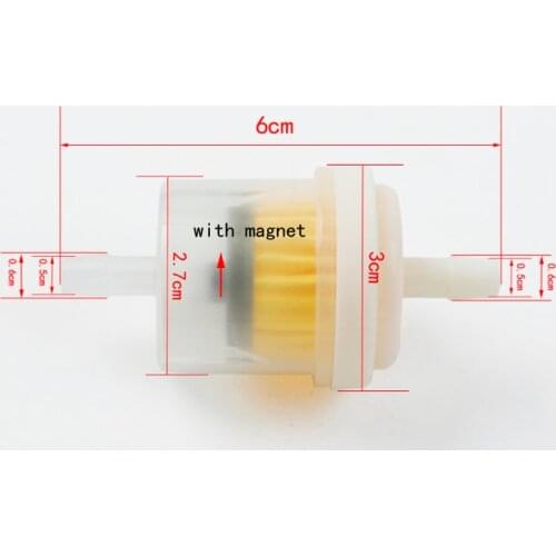 Car Dirt Pocket Bike Oil Filter Petrol Gas Gasoline Liquid Fuel Filter for Scooter Motorcycle Motorbike Motor