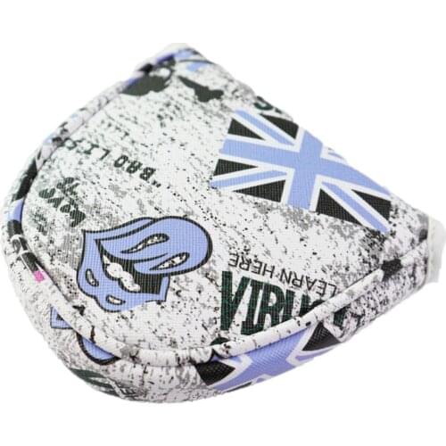 Golf Mallet Headgear Center Putter Club Headgear Retro Protector Guard