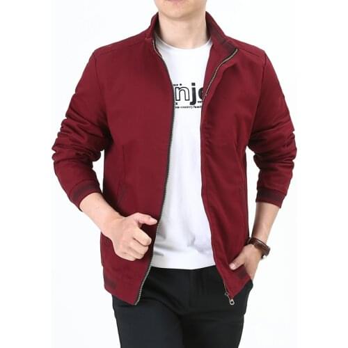 Fashion New Clothes Basic Coat Basic Jackets Jackets Men Bomber Jackets Streetwear Mens Jackets and Coats Casual Solid Stand
