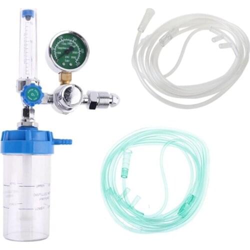 Fashiong5/8 CGA540 Flow Meter Absorber Buoy Type Inhalator Pressure Gauge Pressure Reducing Valve Regulator