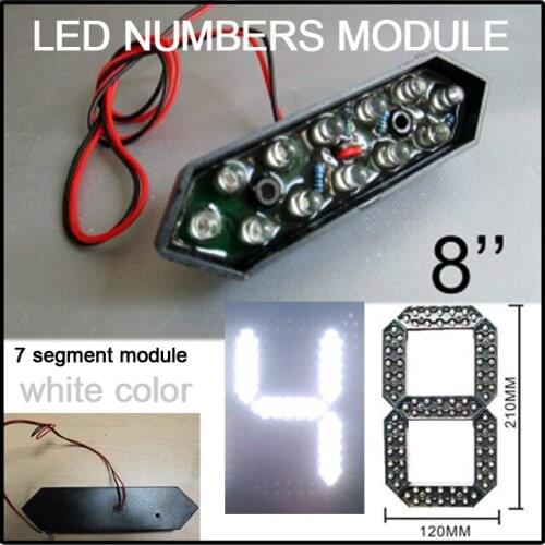 8" led number display 7segments module