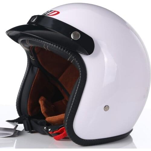 Open Motorcycle Helmet Casque Casco Capacete DOT 3/4 Open Face Vintage Helmets Retro Casque Moto Motorbike Men Helmet