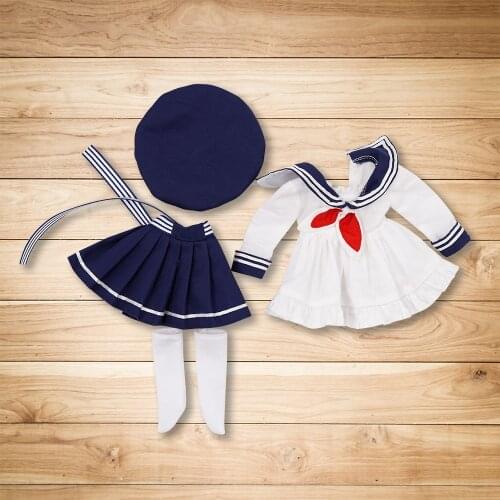 Clothes For 1/6 BJD Doll Little Angel Campus Sailor Suit