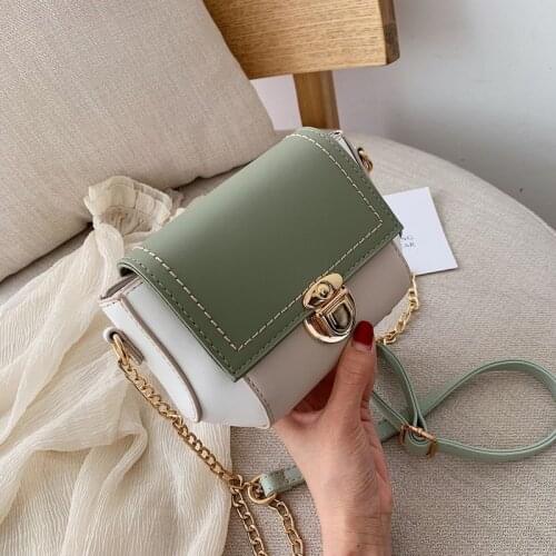 Chic Women Bags PU Leather Flap Crossbody Shoulder Bag Female Small Chain Messenger Bags High Quality Ladies Purse Bag Handbag