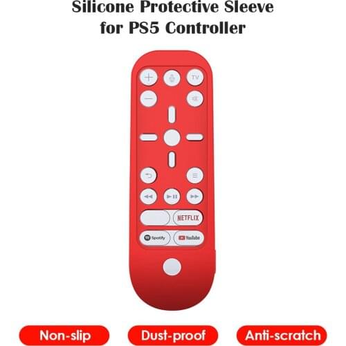 Silicone Case Remote Control Cover For PS5 Game Console Remote Control Full Protection Shockproof Case For PS5 Accessories
