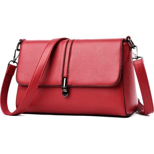 High Quality Crossbody Bags For Women Soft Leather Shoulder Bag Female Women Clutch Bags For Girls Messenger Bag Vintage Sac