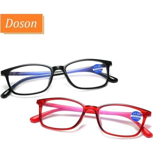 Ultralight TR90 Anti Blue Rays Reading Glasses Women Men Non spherical 12 Layer Coated lenses Hyperopia Prescription Eyeglasses