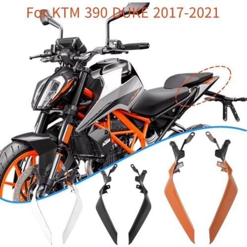 For KTM DUKE 390 2017-2021 2019 2020 Rear Passenger Grab Bars Cover For Duke390 Seat Rails Pillion Side Cover Panel Protection