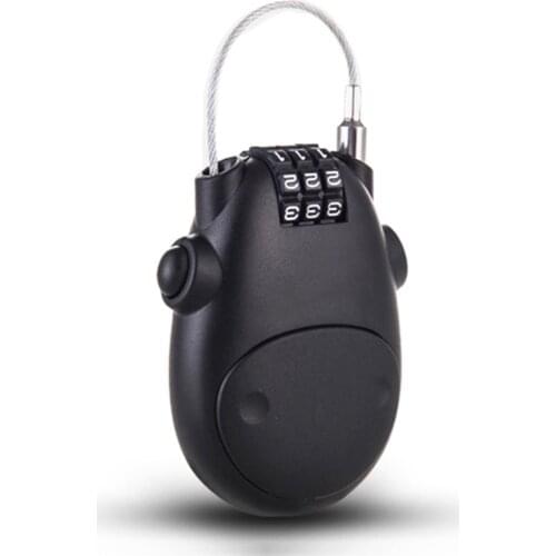Telescopic Wire Rope Steel Cable Code Lock Anti-theft Safety Lock Bicycle Suitcase Luggage Lock Motorcycle Helmet Password Lock